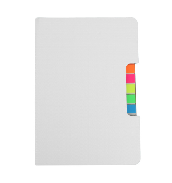 A5 PU Notebook With Sticky PET Flags 100 Pages